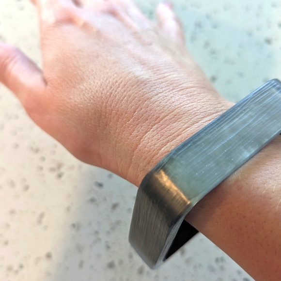 Alexis Bittar lucite square bangle - Picture 3 of 7